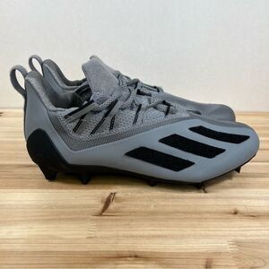 Adidas Adizero wheels football cleats customizable patches Grey Black Mens 13